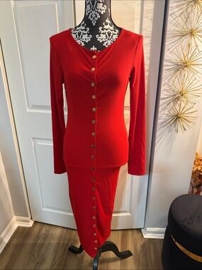 Heart Hips Red Dress